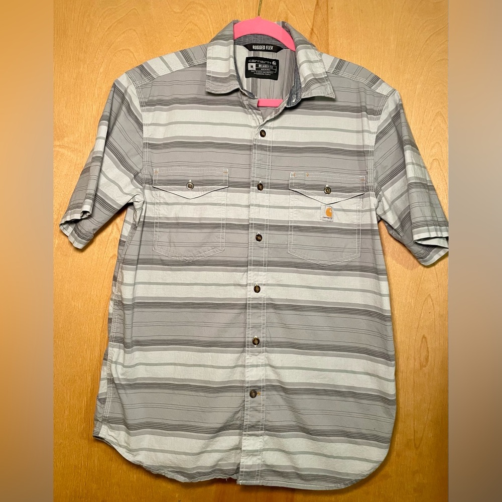 Carhartt mens rugged flex lightweight shirt, size medium. Excellent condition.